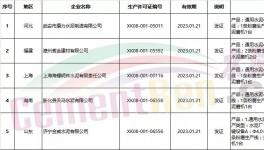 質檢總局發放本月第三批25家水泥企業生產許可證(附名單)
