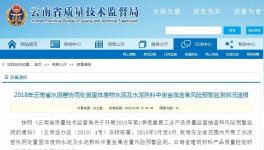 云南省通報水泥窯協同處置水泥及熟料重金屬含量監測情況