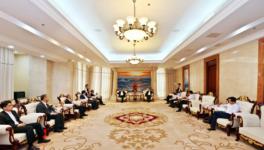 高登榜會見臺灣水泥張安平董事長