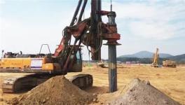 華新水泥年產10億只新型環保包裝袋項目開始樁基施工