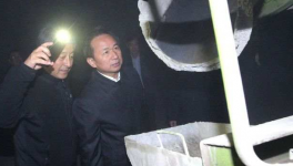 生態環境部部長深夜暗查曲寨水泥