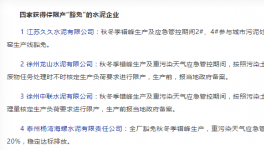 江蘇省公布第一批秋冬季錯峰、重污染管控停限產豁免企業名單