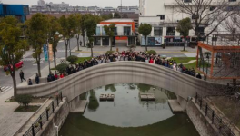 世界最大規模3D打印混凝土步行橋在上海 正式啟用