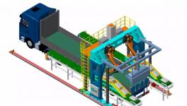 一種基于工業機器人的袋裝水泥智能裝車系統