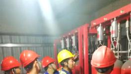 這家企業“煤磨滅火器安全講堂”走進生產現場