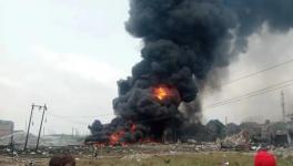 慘烈！卡車沖進液化氣瓶堆引發(fā)爆炸！已致15人死亡！