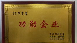 济宁中联荣获“2019年度功勋企业” 荣誉称号
