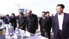 劉國中書記率陜西省重點項目觀摩團視察銅川惠塬綠色建材產業園