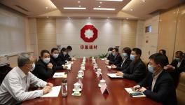 山東省建材工會主席張崇華一行到德州中聯調研