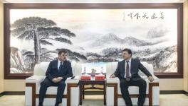 擴大投資項目！華新總裁李葉青會見塔吉克斯坦駐華大使！