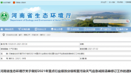 通知：要求重污染天氣重點行業應急減排！