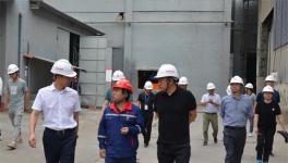 雅安市主任白云到西南水泥子公司調研！