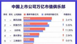 上市公司500強排名海螺水泥大跌29位！