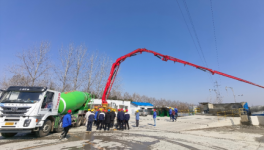 南京中聯混凝土超高強混凝土生產泵送澆筑試驗成功！