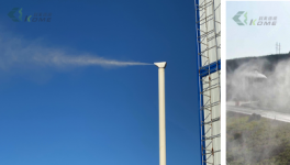 “360度旋轉(zhuǎn)”噴霧，讓水泥廠粉塵無(wú)處可逃！