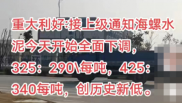“不干了”！海螺又降价！多省水泥厂“停窑”躺平！